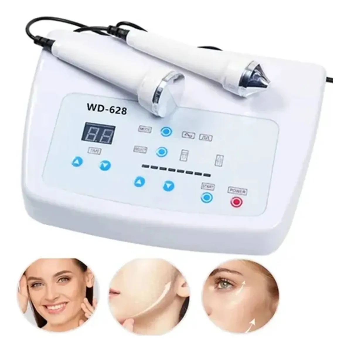 Skincare Whitening - Portable 2in1 Ultrasonic Skin Care Whitening