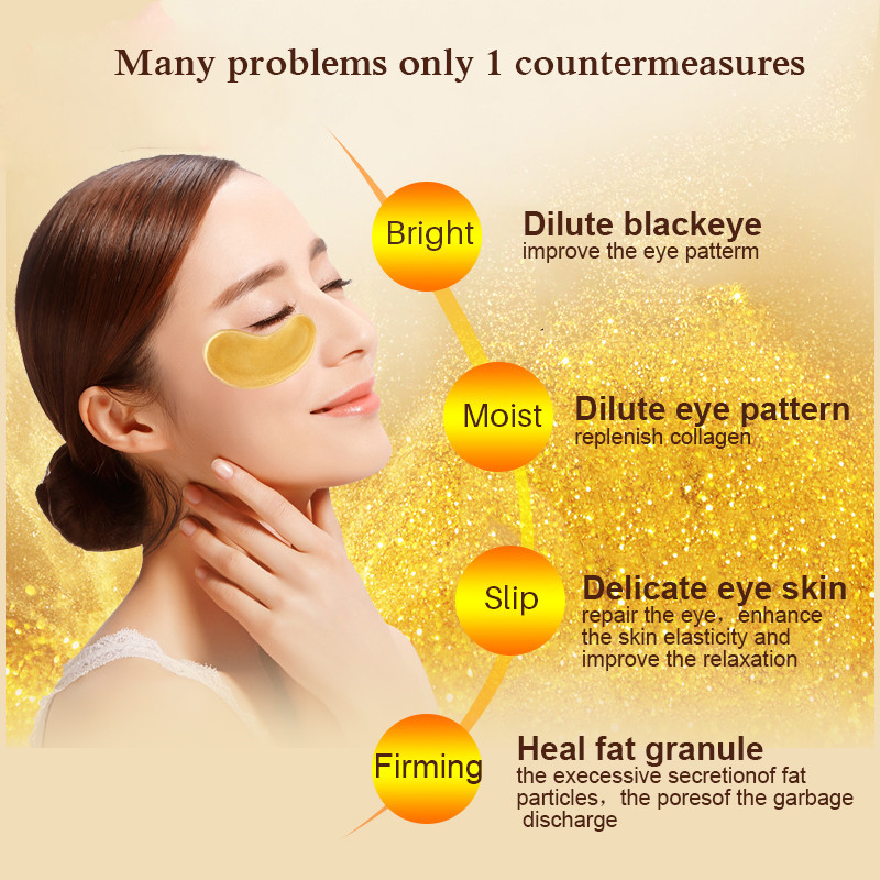 10/20pcs Golden Crystal Collag - Skincare Finally Found You 评论和价格