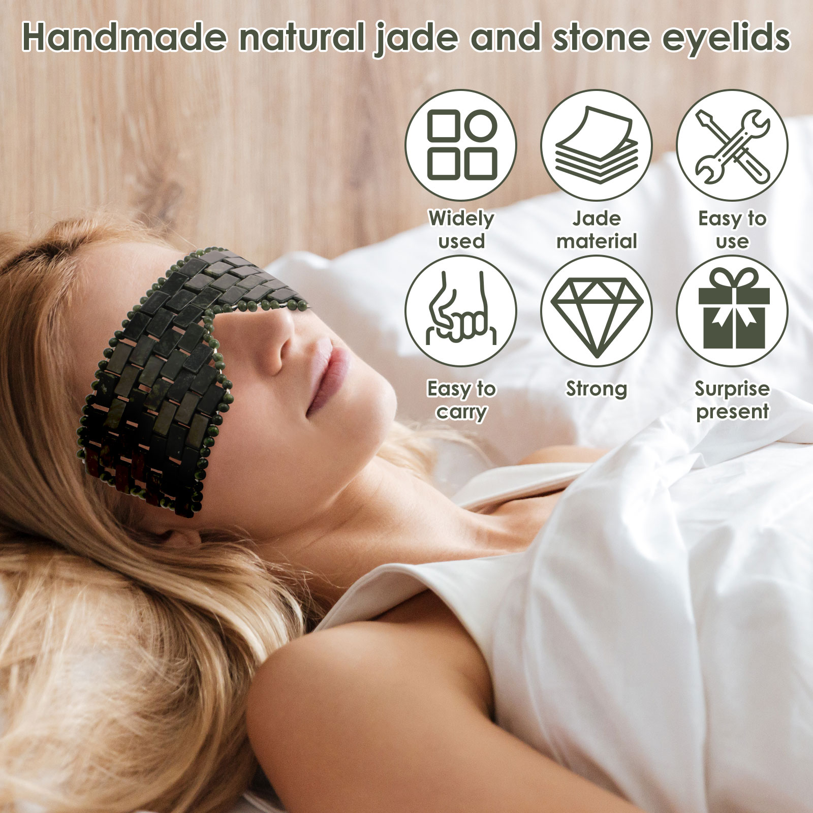 Jade Eye Mask Portable Jade St - Skincare Omg 评论和价格